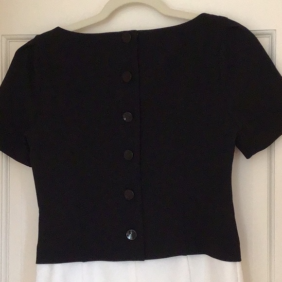 WHBM Colorblock Crepe Shift Dress - Picture 3 of 7